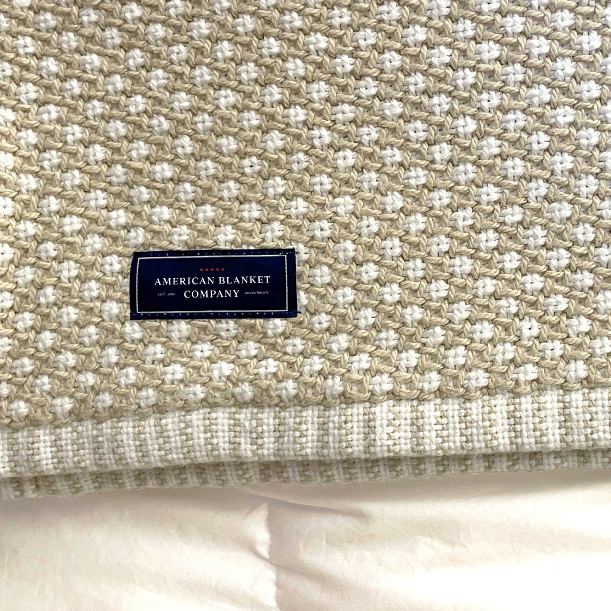 Cotton Blanket, 100% Cotton Lattice Weave Blanket