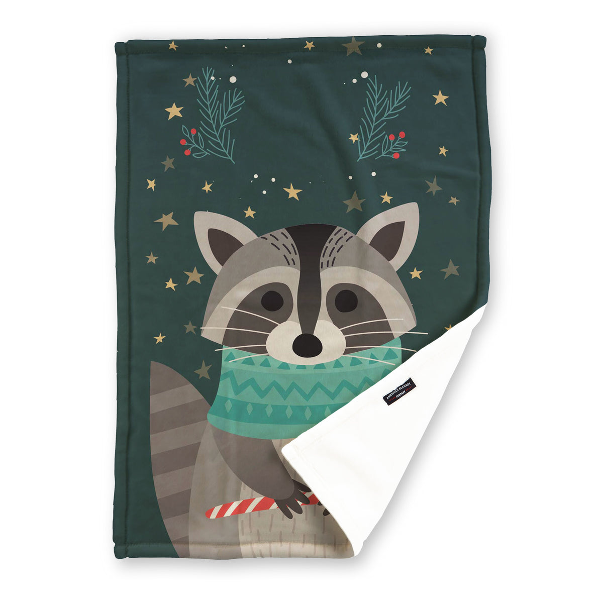 Winter Critters Printed Holiday Throws | Luster Loft