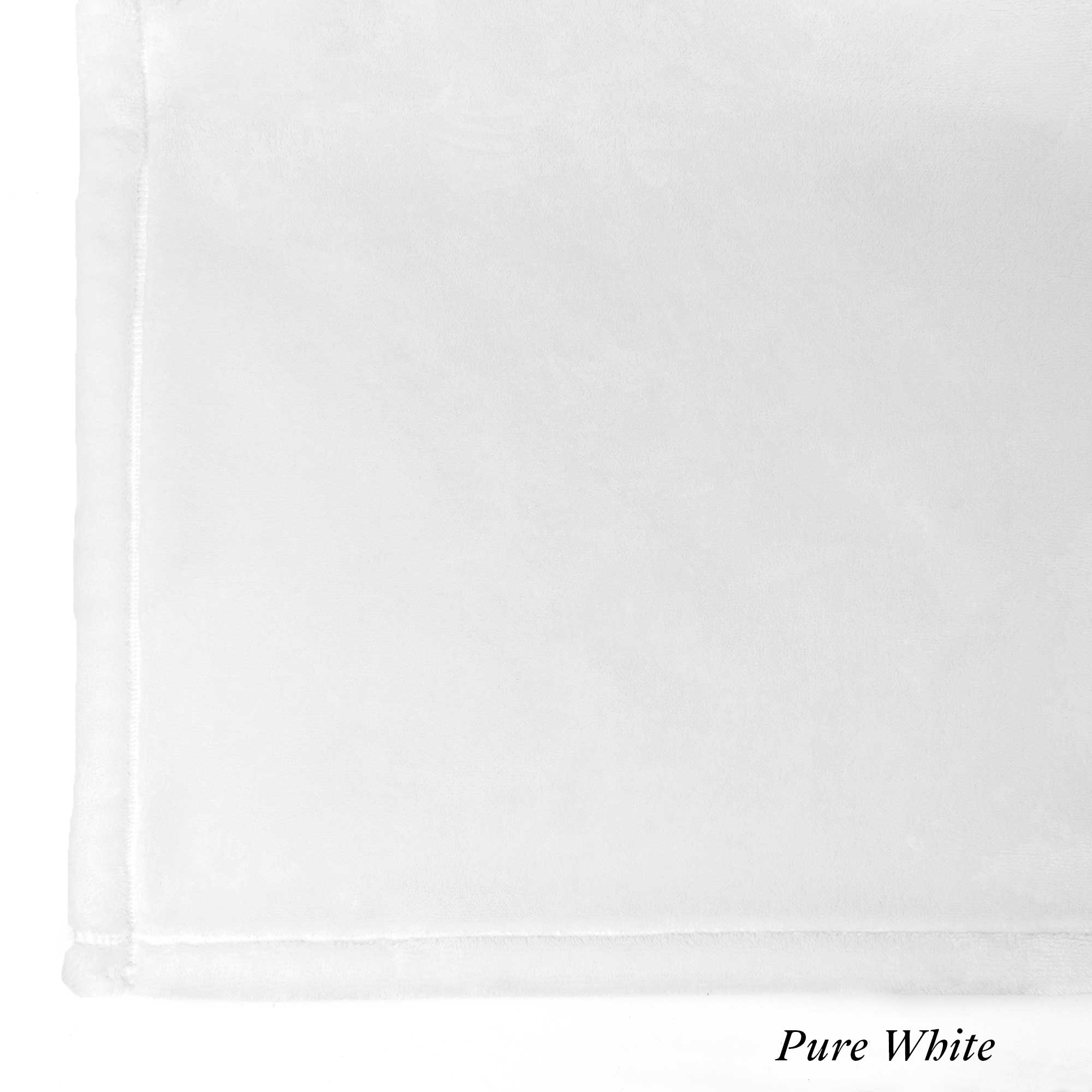 White fleece blanket online baby